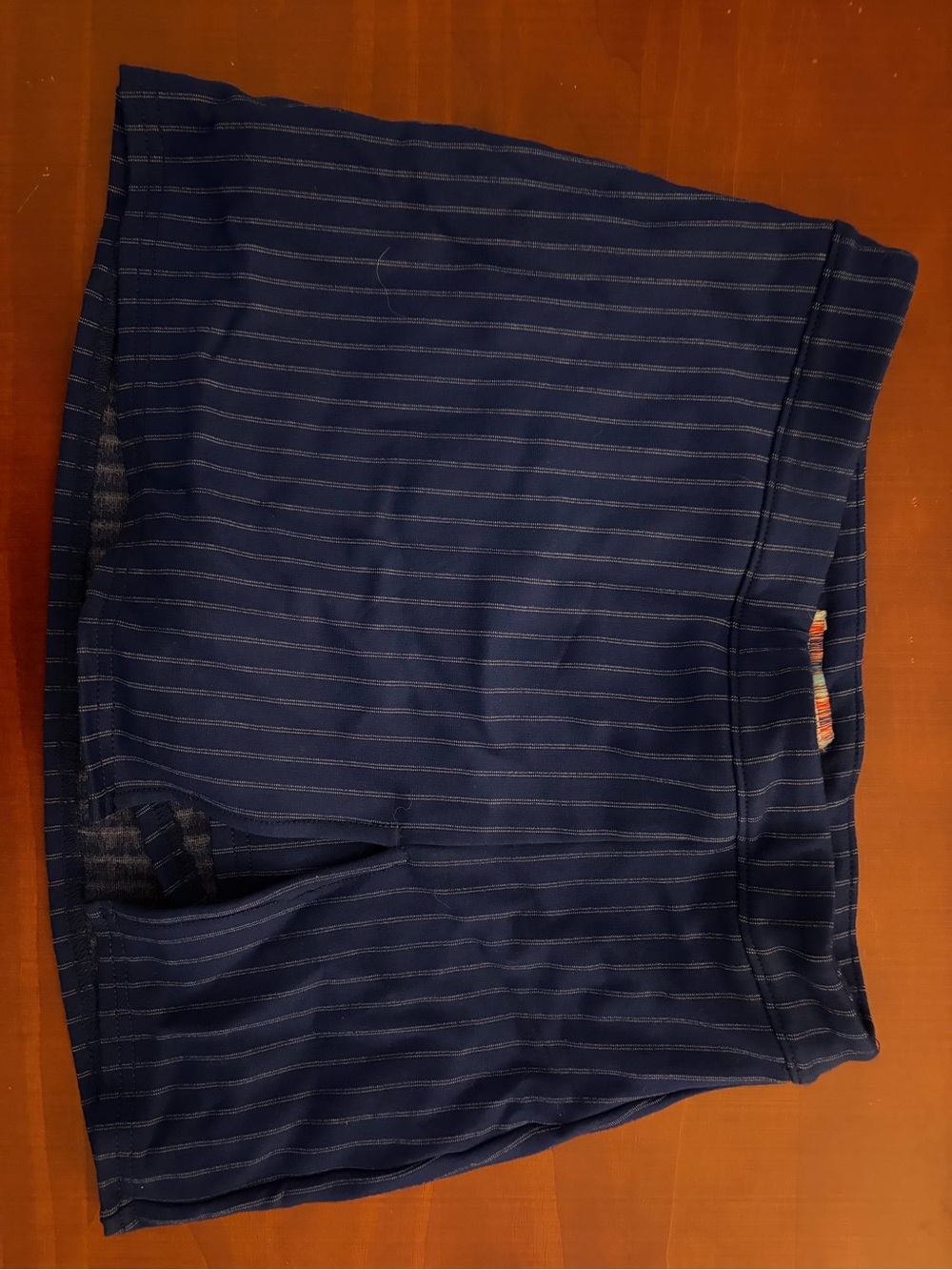 Urban Outfitters Navy Blue Striped Mini Skirt
